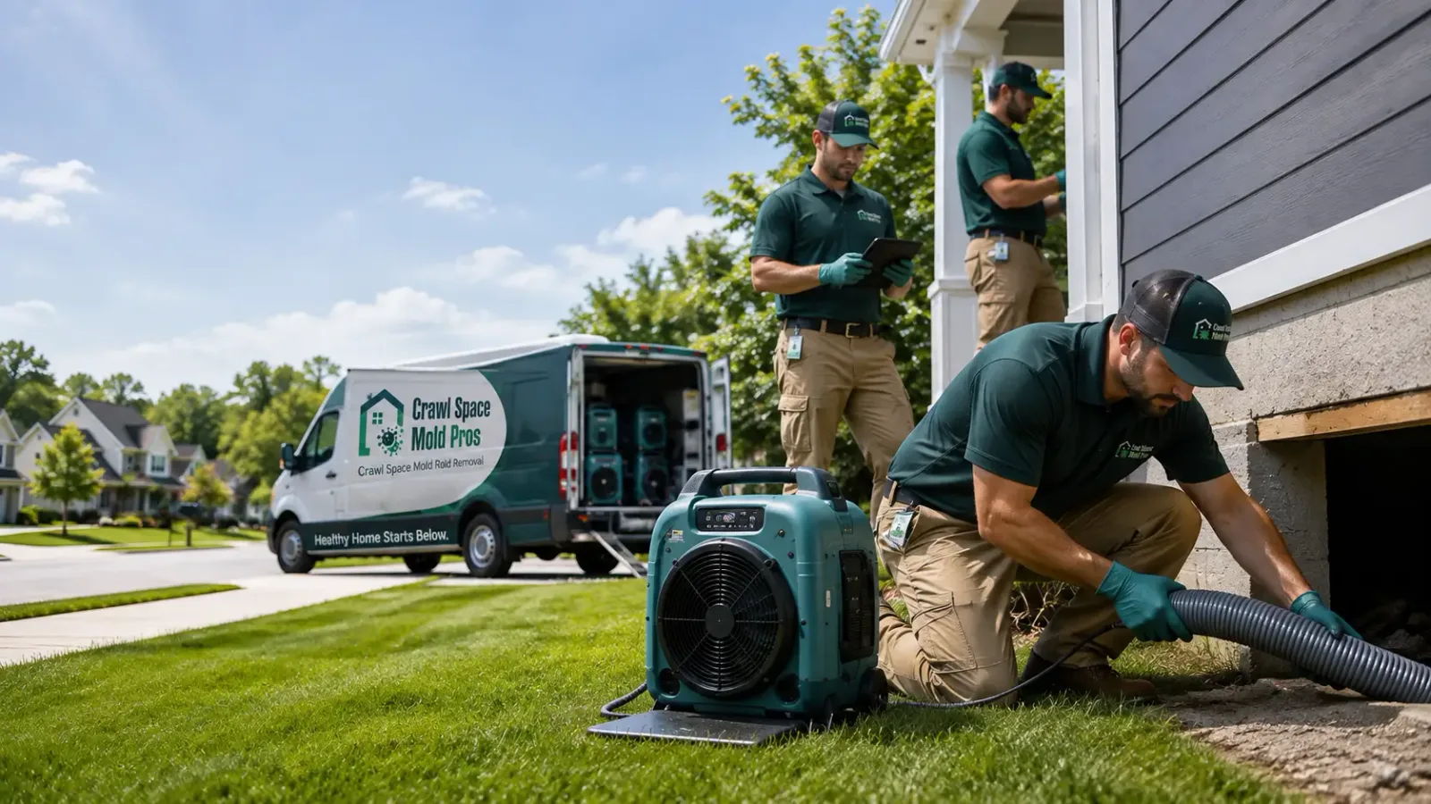 Crawl Space Mold Removal in Arena, WI